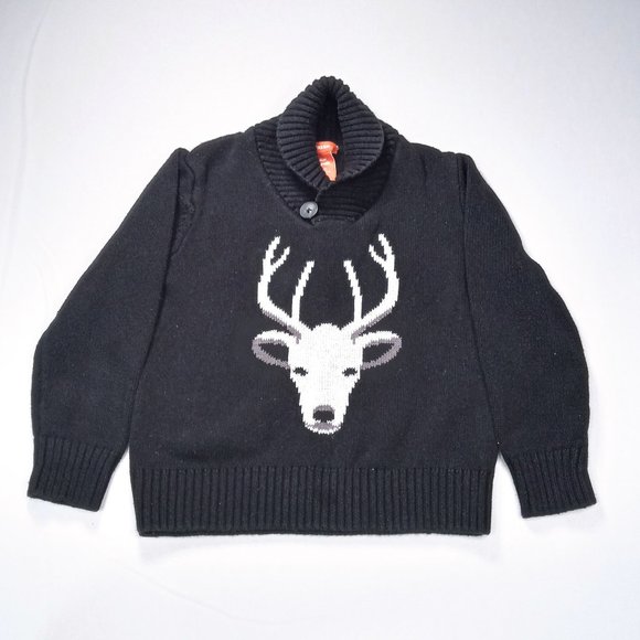 Joe Fresh Knit Black Sweater with Shawl Collar  US 3Y - Picture 1 of 7